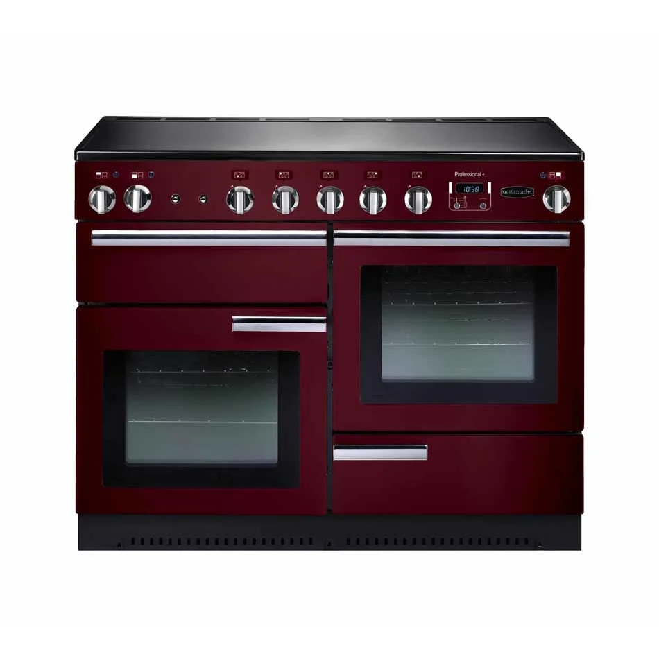 Rangemaster PROP110EICY/C - Cranberry/Chrome Extractor - 110cm Induction - A Energy