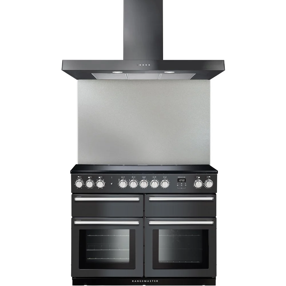 Rangemaster UNBHDS110SL - Slate Chimney Cooker Hood - 110cm - B Energy Rated - Image 2