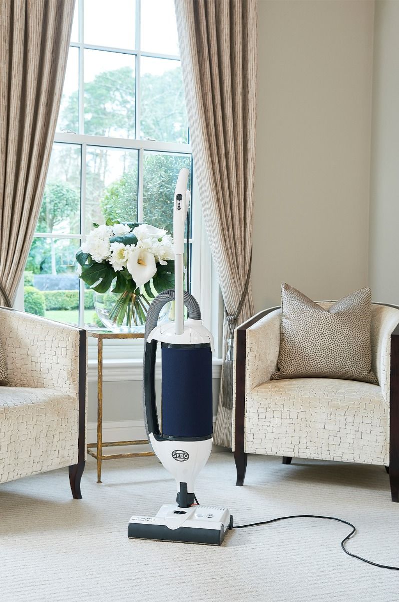 SEBO FELIX - Arctic White/Navy Blue Vacuum Cleaner - S-Class Filtration - A energy - Image 2