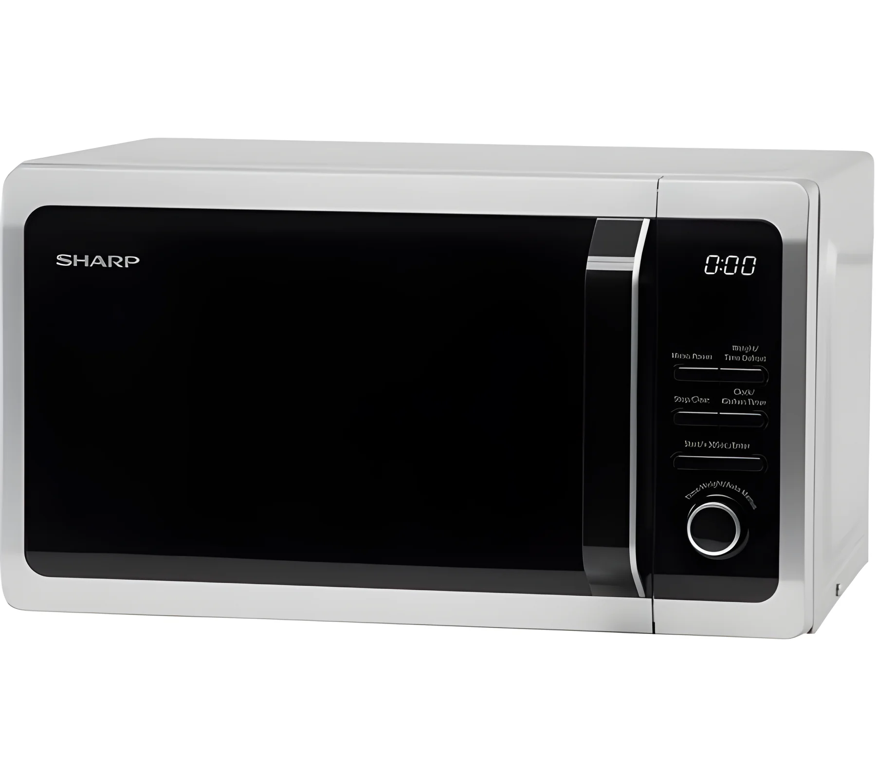 SHARP R274SLM - Silver Solo Microwave - 20L Capacity