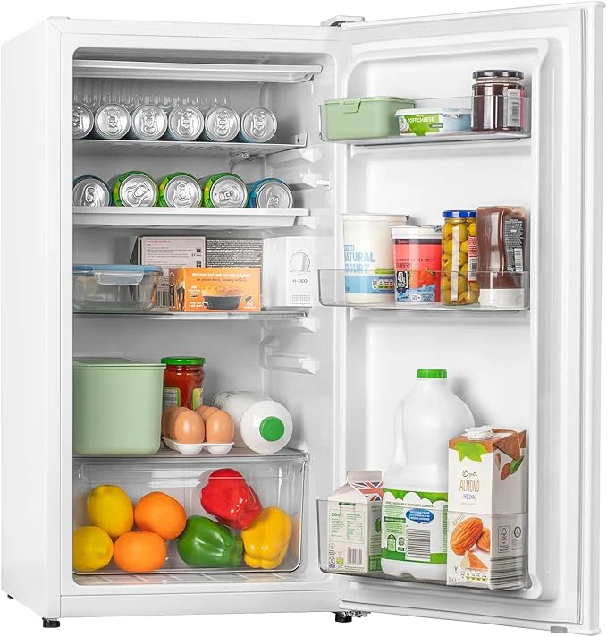SIA HSTT90WH/E - White Freestanding 90L Fridge - 37dB - E energy