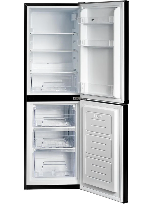 Sia SFF15050BLE - Black Freestanding 50/50 Fridge Freezer - E energy - Image 3
