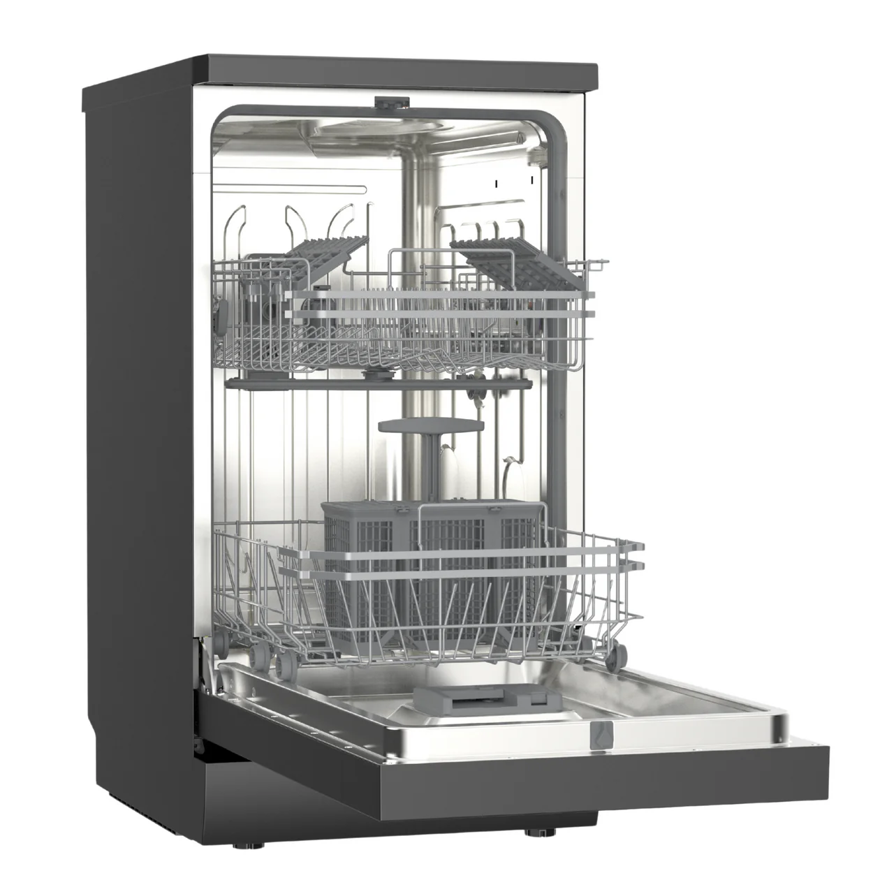 SIA SFSD459BL - Cheap Black Slimeline 45cm Dishwasher - 9 Place Settings - E Energy Rating - Image 4