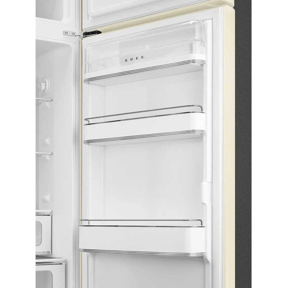 Smeg FAB30RCR5UK - Cream Freestanding 80/20 Fridge Freezer - D energy - Image 4