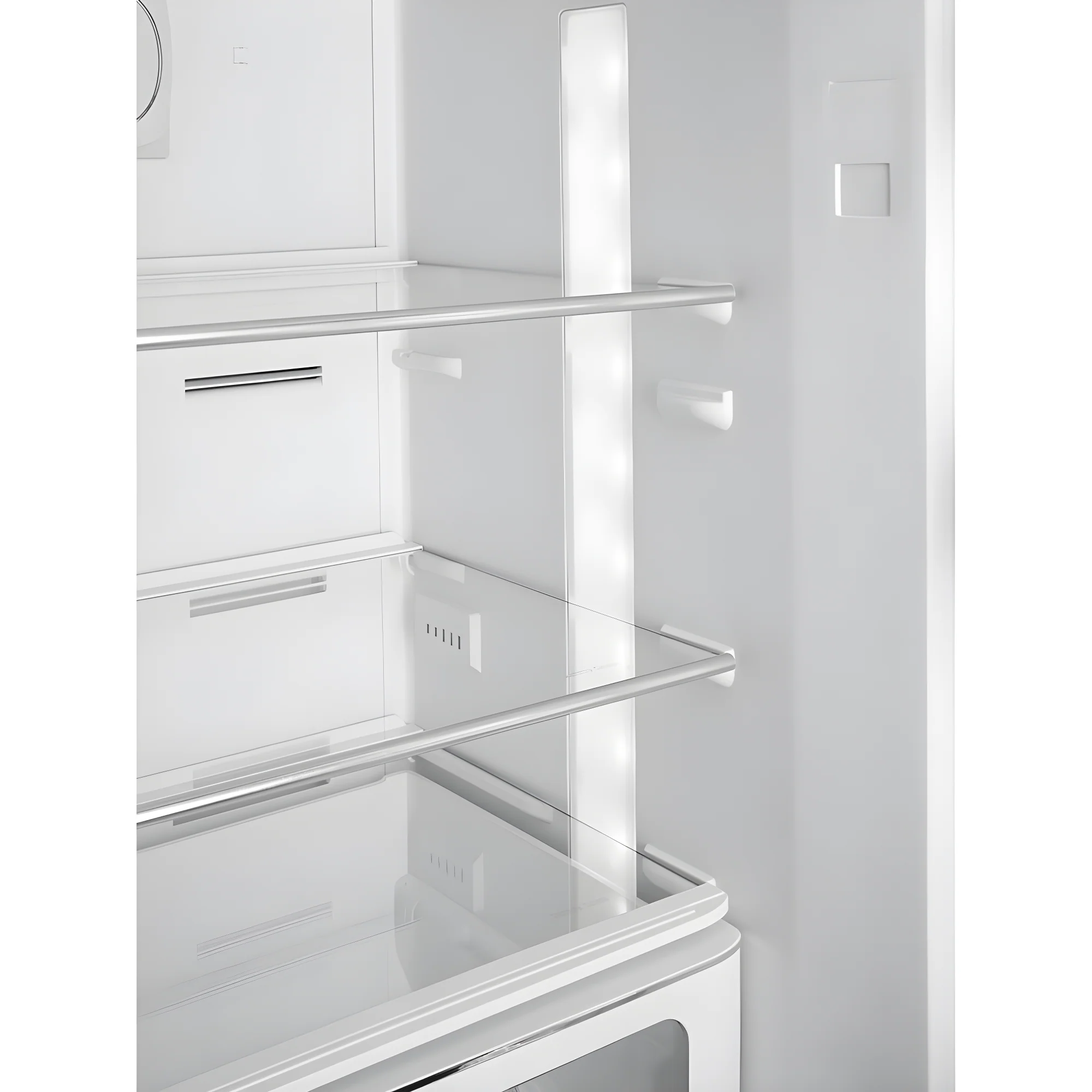 Smeg FAB32RBL6UK - Black Fridge Freezer - 331L Capacity - C Energy Rating - Image 2