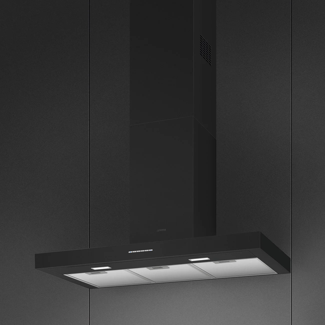 Smeg KBT900NE - Matt Black Chimney Extractor - 90cm - A Energy Rated - Image 5