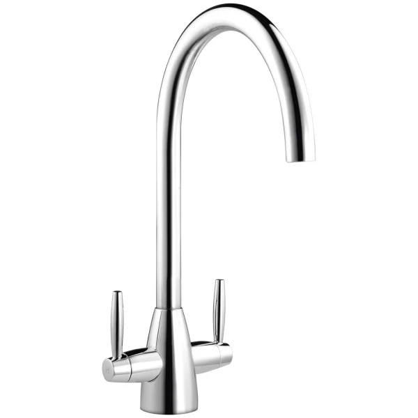 Smeg MIRO-SS - Stainless Steel Dual Lever Mixer WRAS Tap