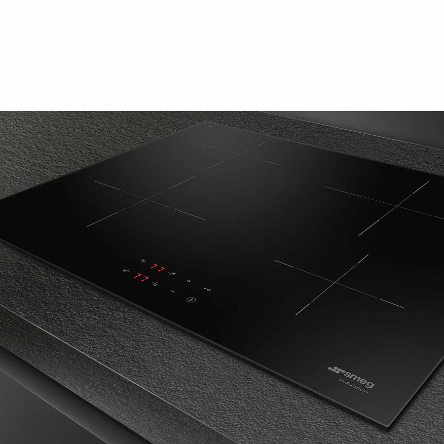 Smeg SI2641DUK - 60cm Black 4 Zone Induction Hob - Plug attached - Image 3