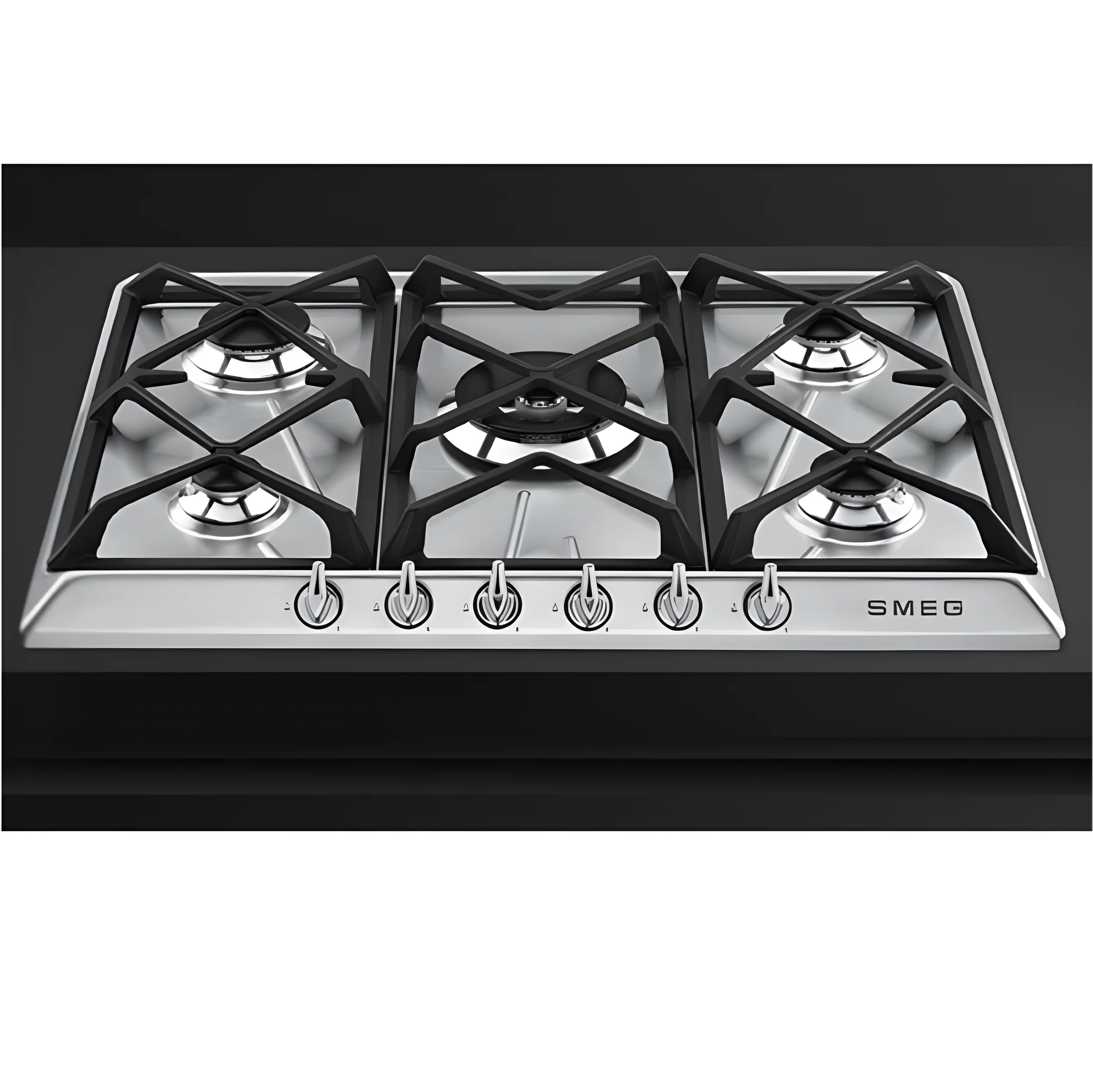 Smeg SR975XGH - Stainless steel 5 Zone Gas Hob - Image 3