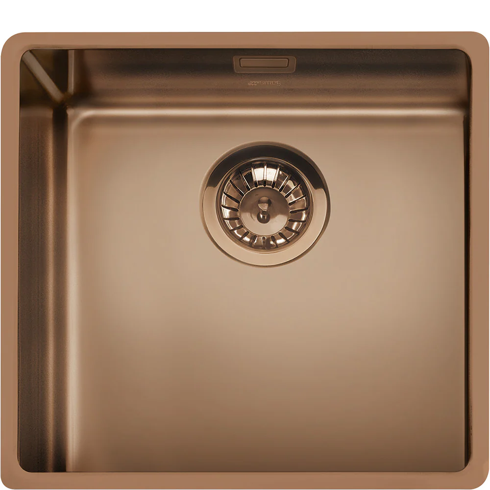 Smeg VSTR50CUX - Copper Undermount Kitchen Sink - 50cm Single Bowl