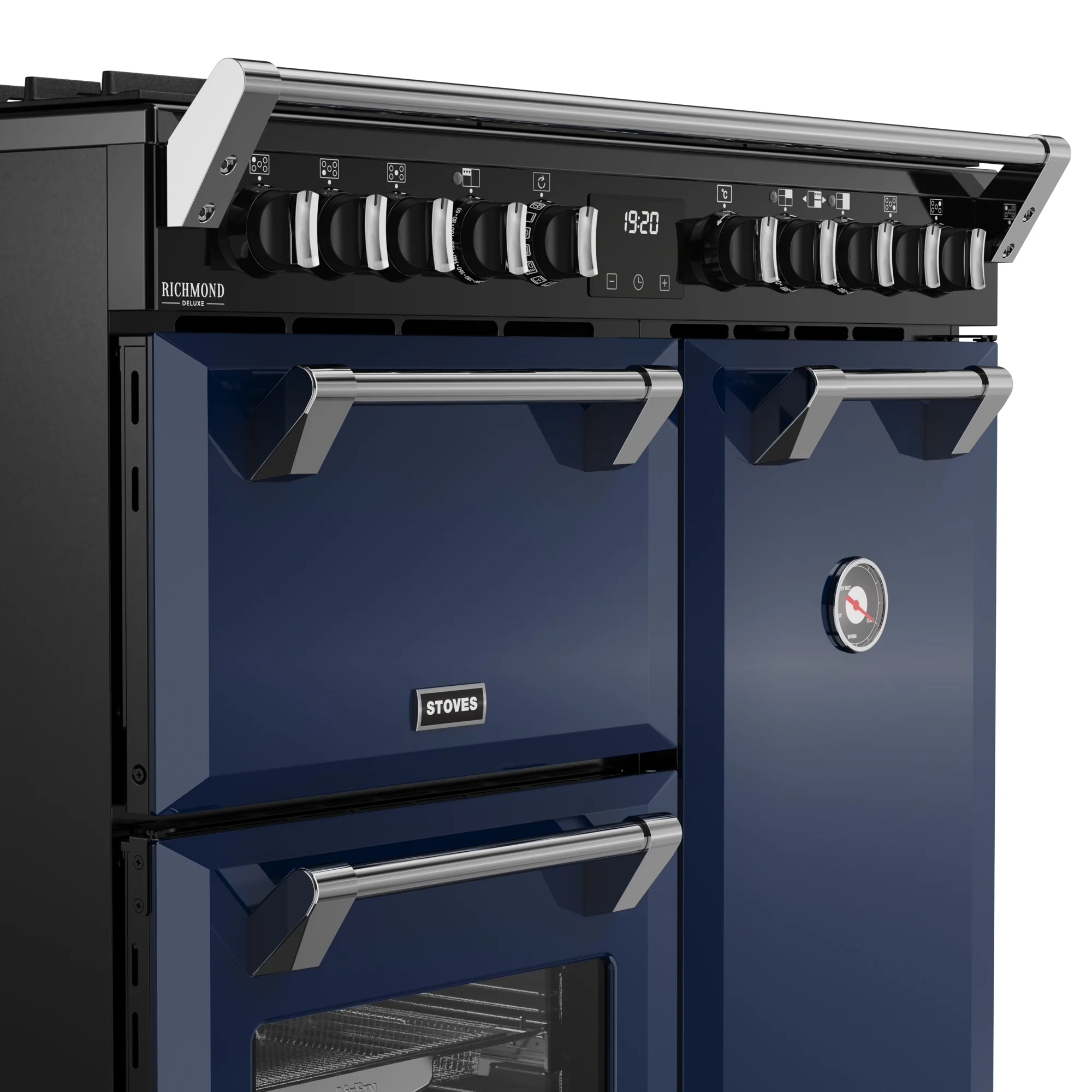 ST DX RCA RICH 90DF MBL 444412006 - Blue 90cm Range Cooker - Dual Fuel - A Rated - Image 4