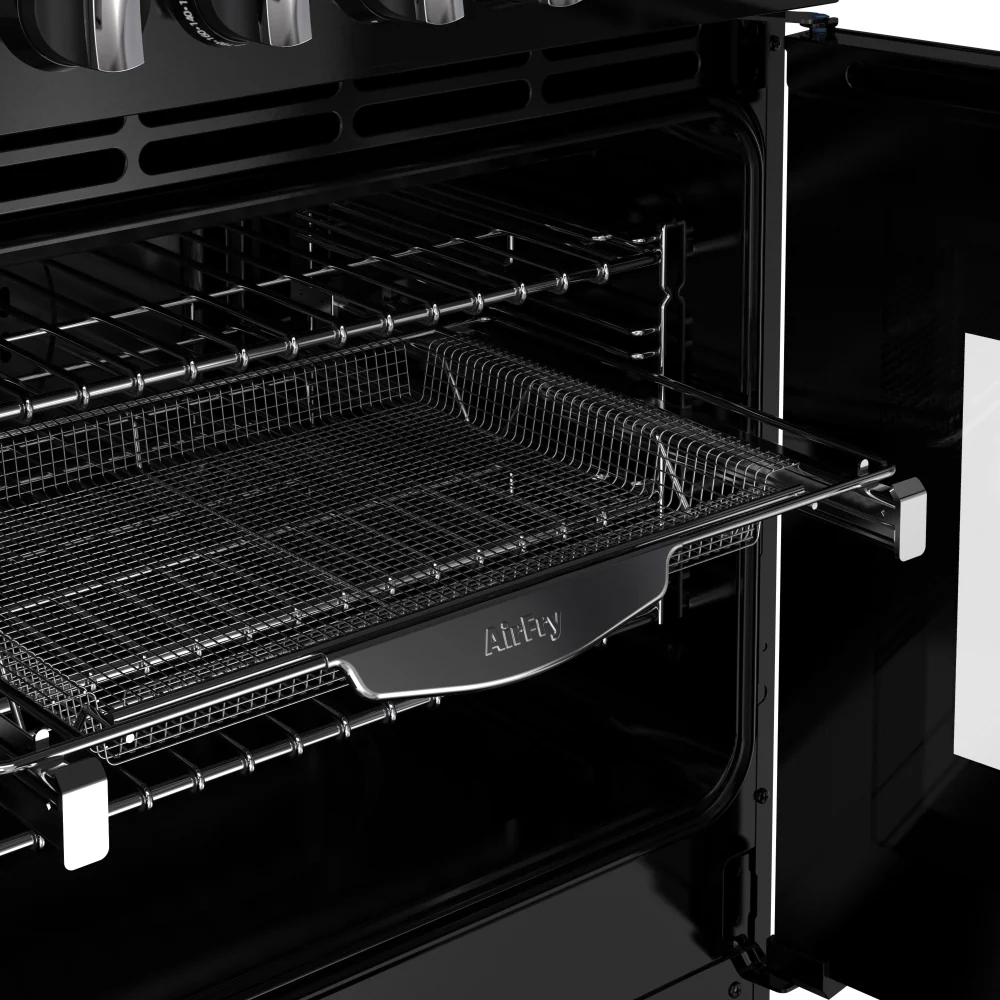 Stoves DX RCA RICH 100DF BLK 444411871 - Black Dual Fuel Range Cooker - 196L, 7 Burners, 4 Ovens - A Energy Rating - Image 3