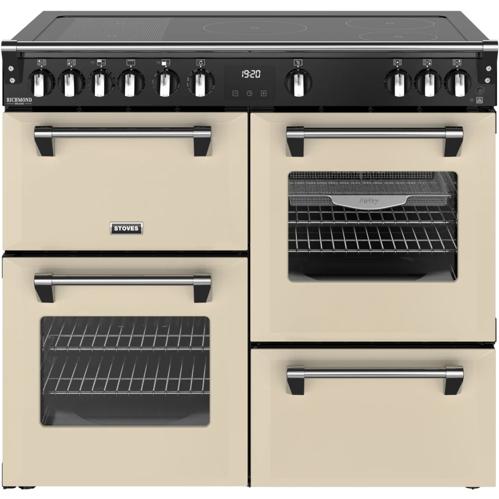Stoves DX RCA RICH 100Ei RTY 444411874 - Cream 100cm Induction Range Cooker - Quad Oven 196L - A Energy Rating