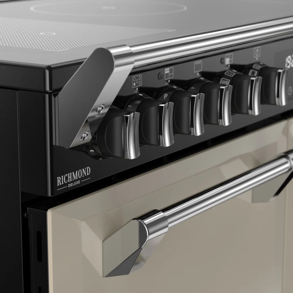 Stoves DX RCA RICH 100Ei RTY 444411874 - Cream 100cm Induction Range Cooker - Quad Oven 196L - A Energy Rating - Image 4