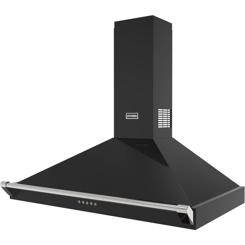 Stoves Richmond 100PYR 444411658 - Black 100cm Chimney Cooker Hood - 610 m³/h, A+ Energy - Image 3