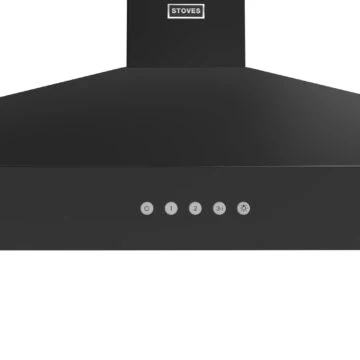 Stoves ST STERLING CHIM 90PYR BLK 444411650 - Black 90cm Chimney Extractor - 610m³/h - A+ energy - Image 4