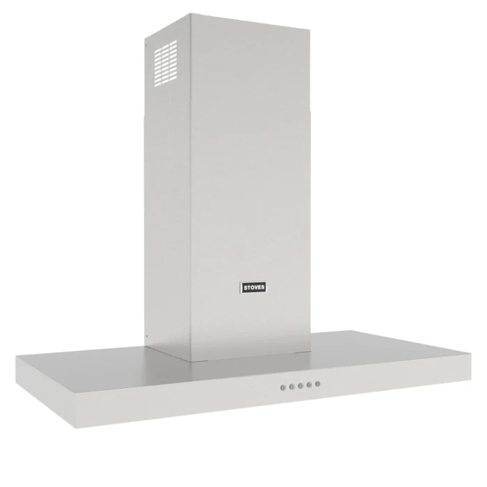 Stoves ST STERLING CHIM 100T BLK 444411646 - Stainless Steel Chimney Cooker Hood - 380-590m3/h - A+ energy - Image 2