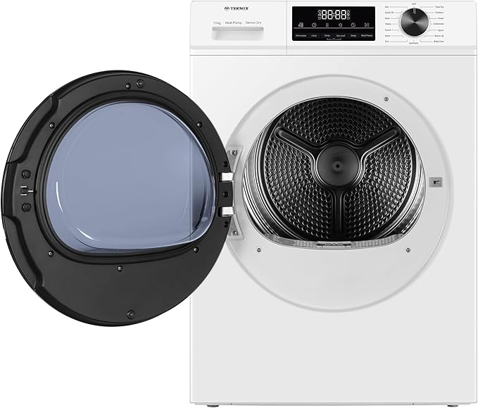 Teknix TK3HP10XW - White 10KG Heat Pump Tumble Dryer - E Energy Rating - Image 2