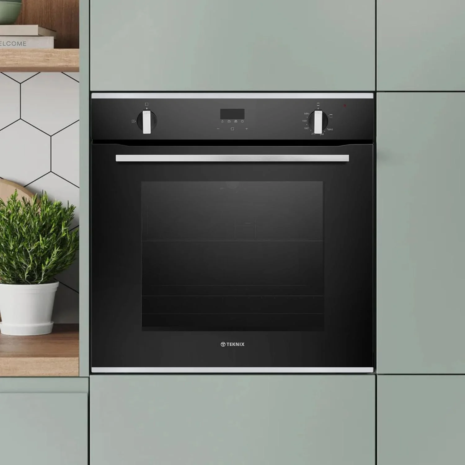 Teknix SCS74GX - Stainless Steel - LPG convertible - Single Gas Oven with Gas Grill - 72L - A Energy - Image 8