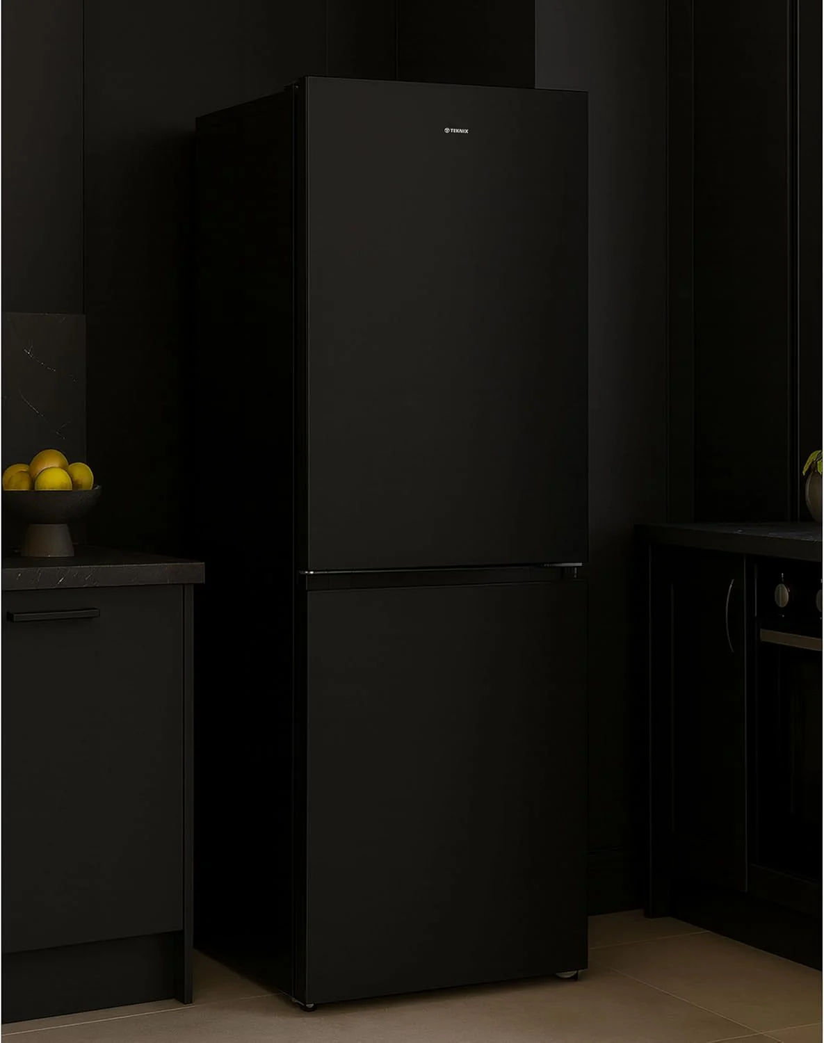 Teknix STF1725B - Black Fridge Freezer - 55cm Width - E Energy Rating - Image 6