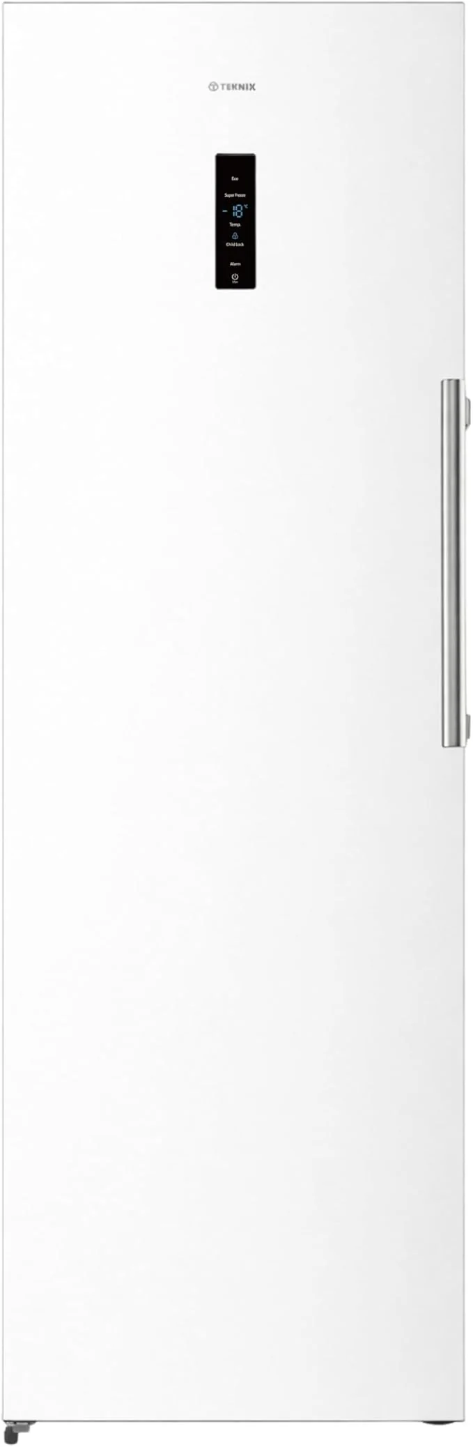 Teknix TH60TNFW - White Freestanding Frost Free Freezer - Garage Safe - E energy