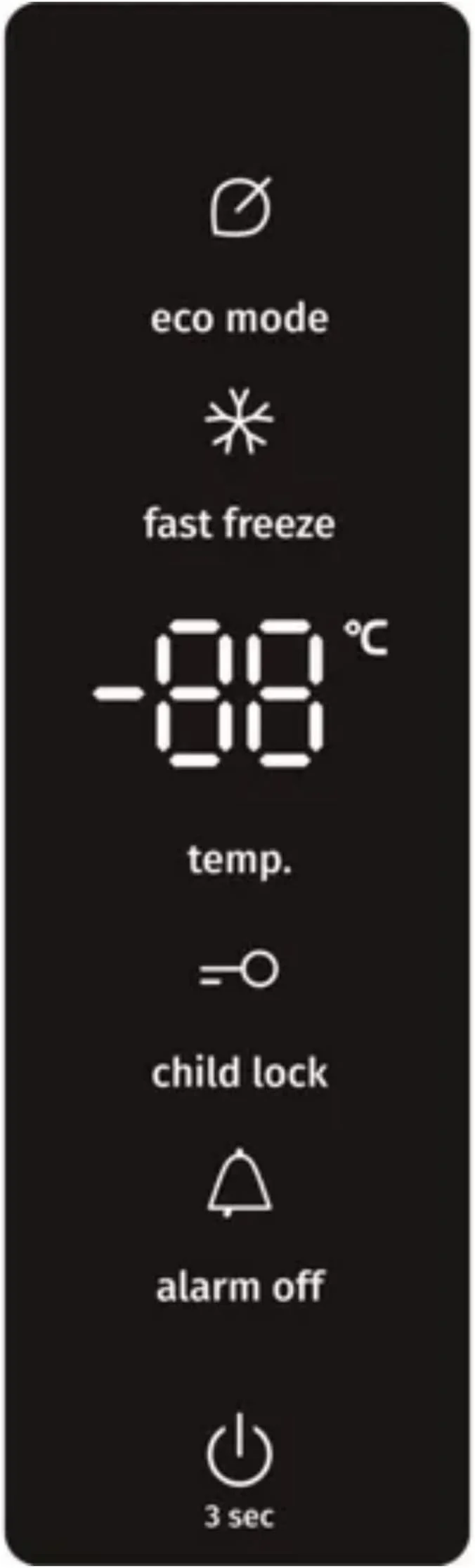Teknix TH60TNFW - White Freestanding Frost Free Freezer - Garage Safe - E energy - Image 2