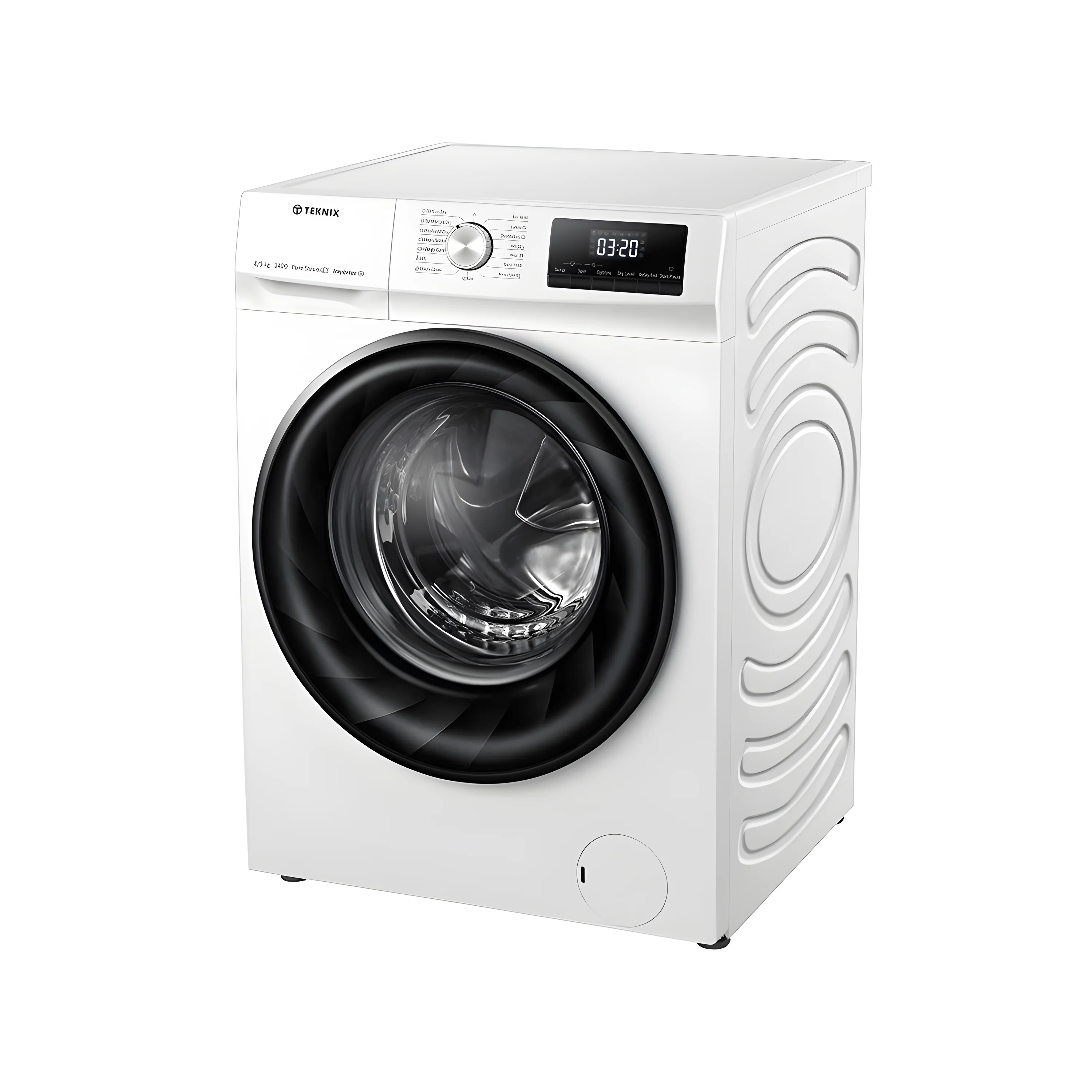 Teknix TK2WD8514HW - White 8KG/5KG Washer Dryer - Freestanding - 2 Year Warranty - Image 3