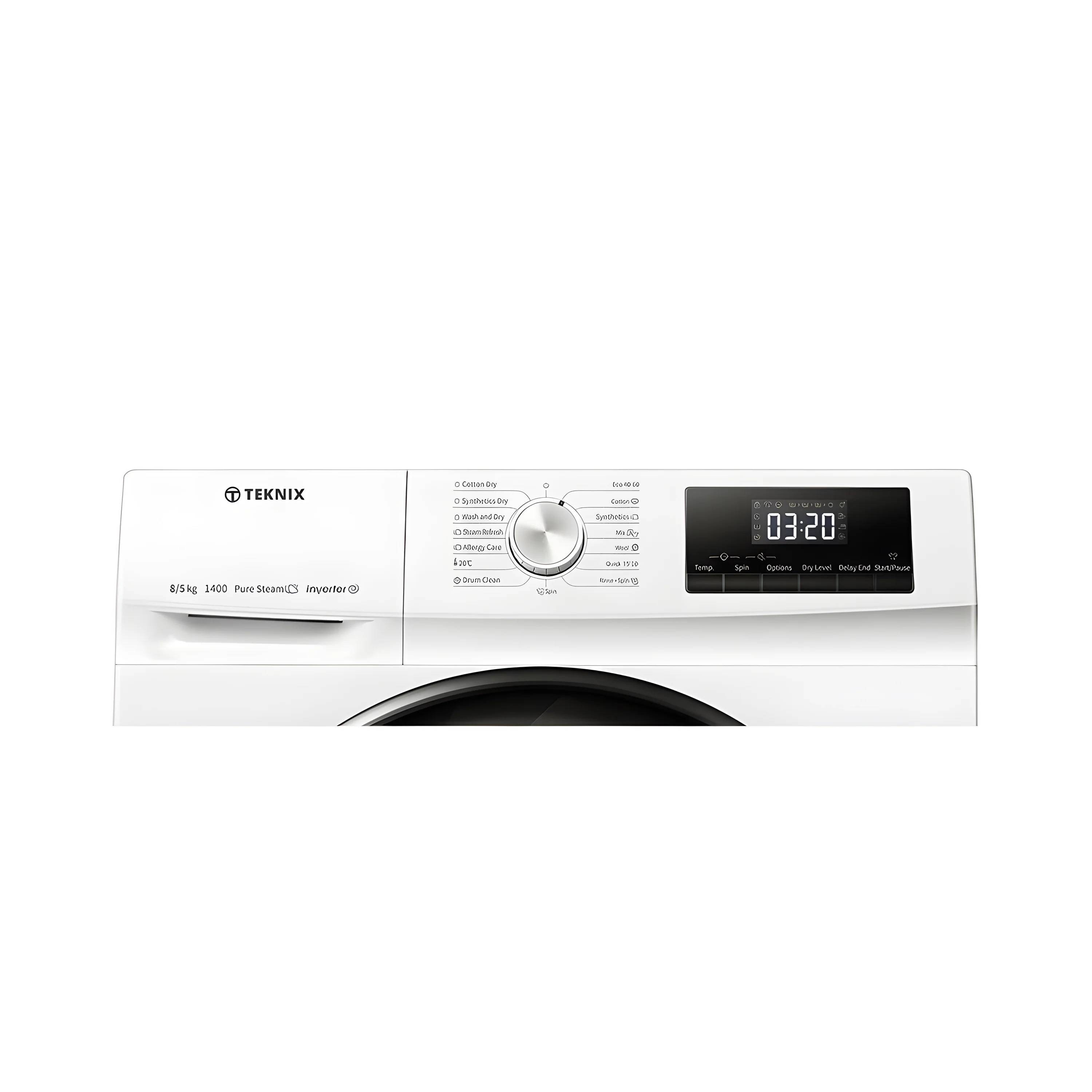 Teknix TK2WD8514HW - White 8KG/5KG Washer Dryer - Freestanding - 2 Year Warranty - Image 5