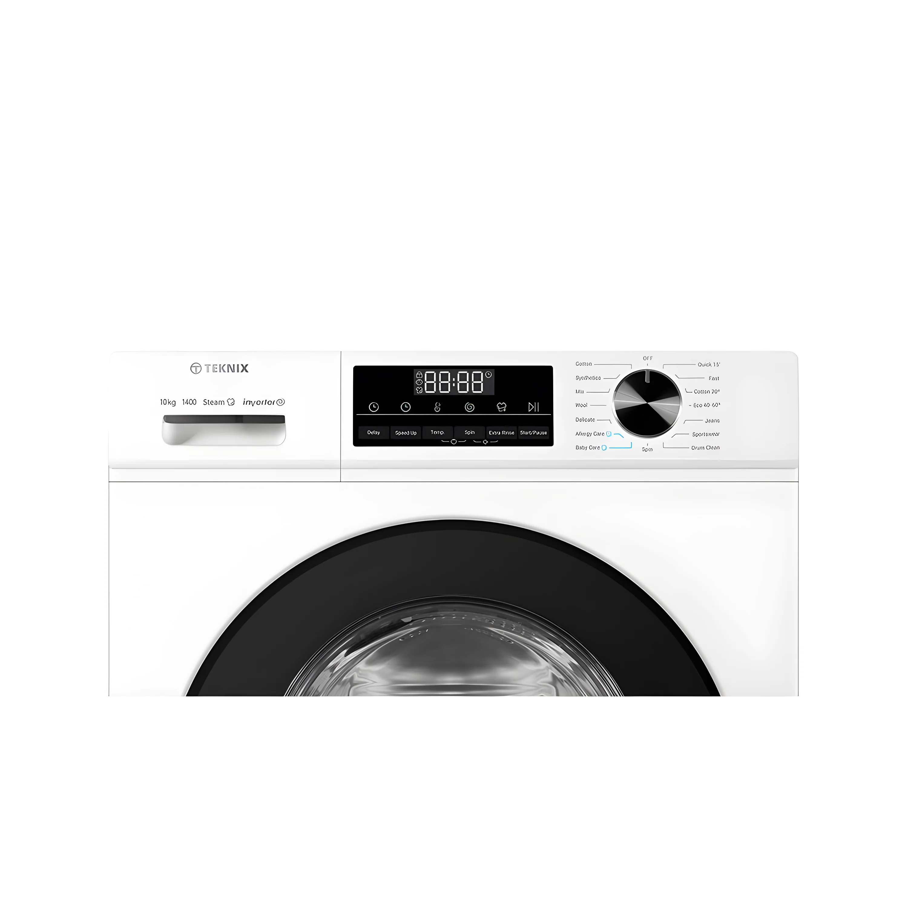 Teknix TK3W1014XW - White 10KG Washing Machine - 1400 RPM - A energy - Image 4