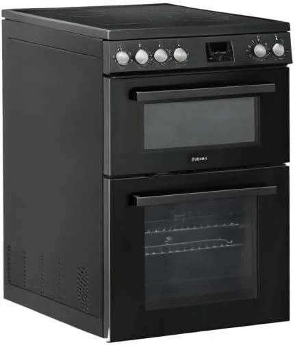 Teknix TKED64INDB - Black 60cm Induction Double Oven Electric Cooker - 4 Zones, 99L Capacity, A Energy - Image 2