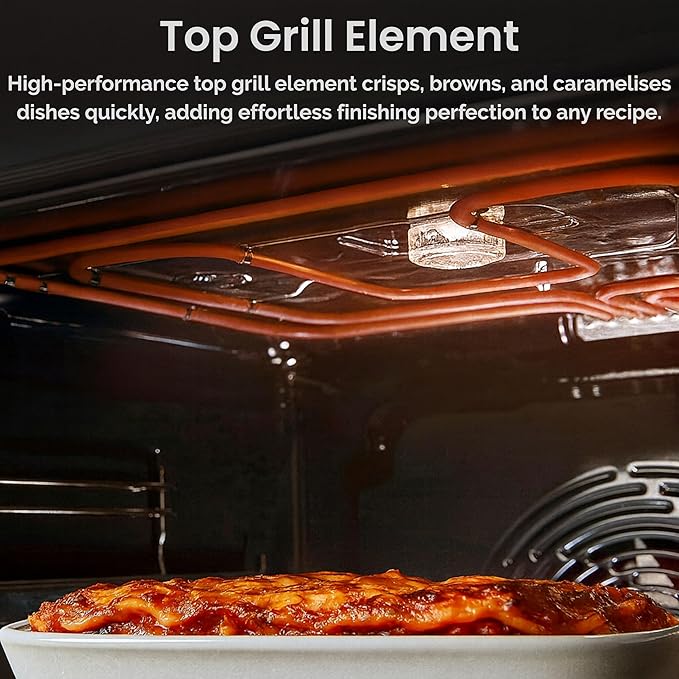 Teknix TKED64INDB - Black 60cm Induction Double Oven Electric Cooker - 4 Zones, 99L Capacity, A Energy - Image 7