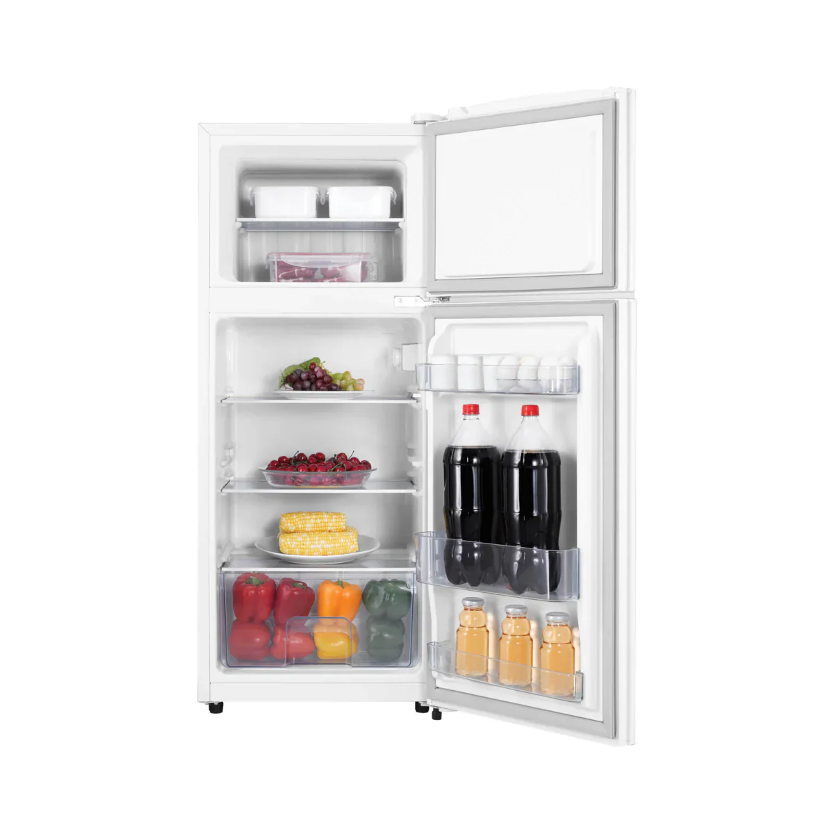 Teknix TM1148W - White Freestanding 80/20 Fridge Freezer - F energy - Image 2