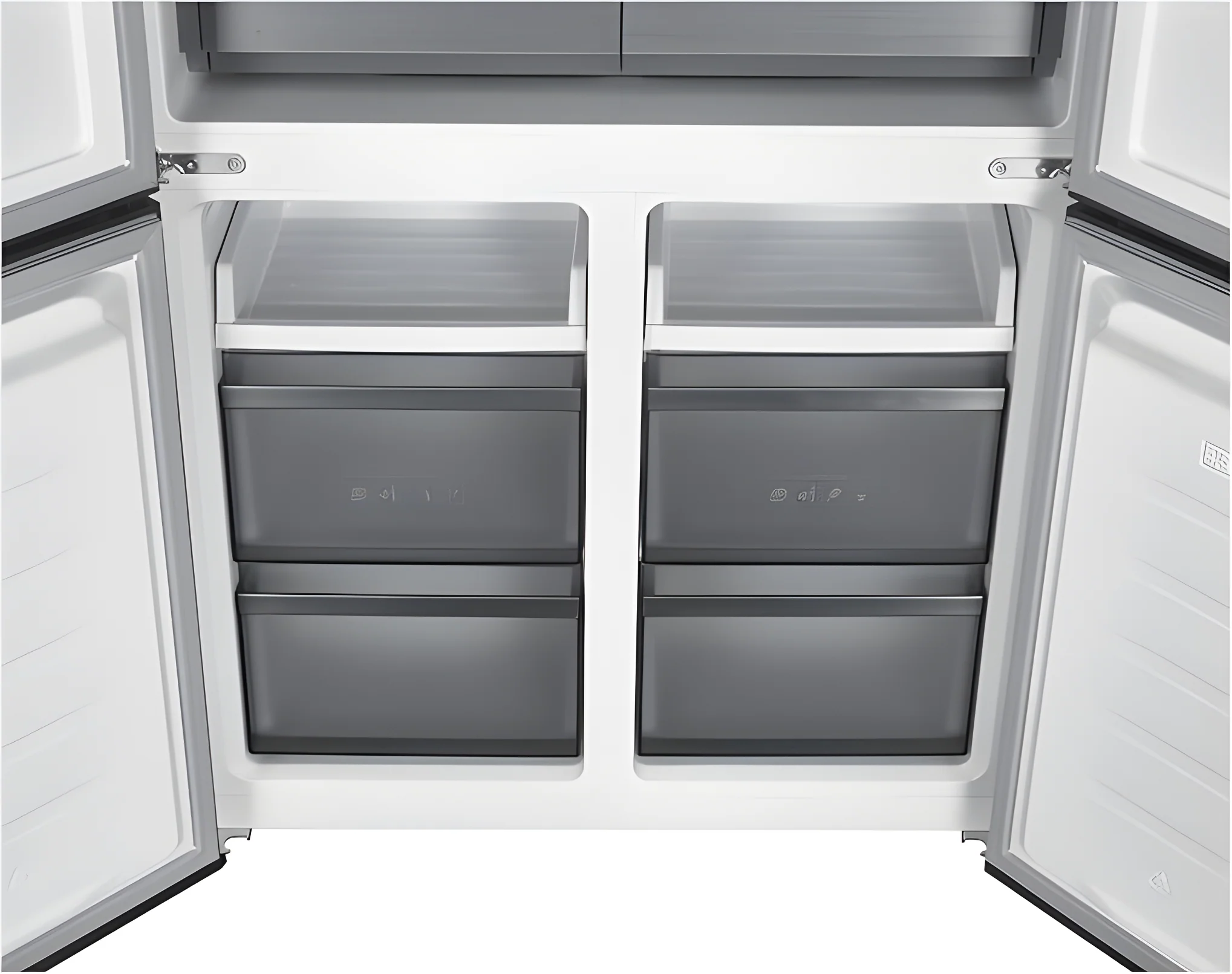 Teknix TMD19091SIBI - Dark Inox American Fridge Freezer - 503L Capacity - E Energy Rating - Image 3