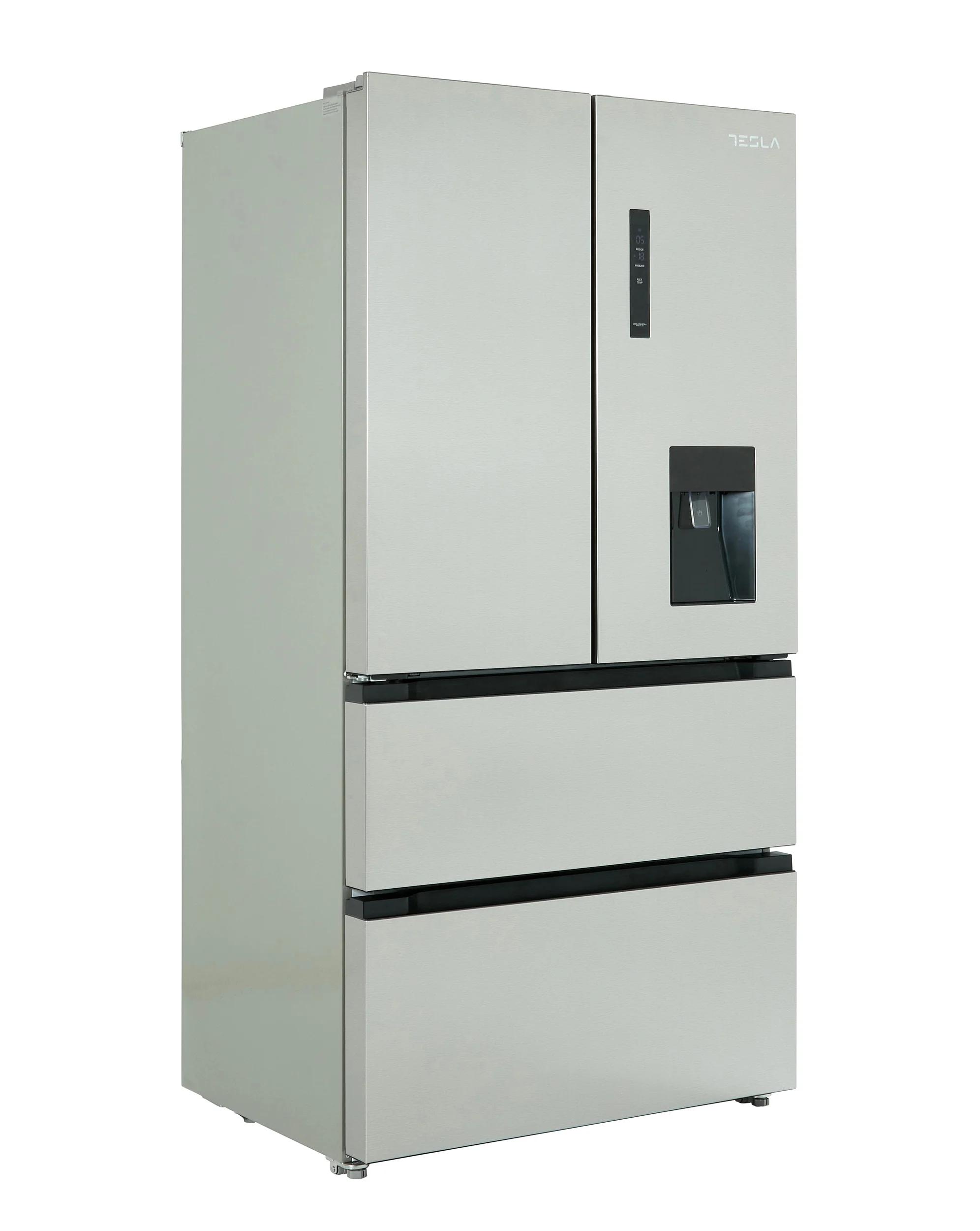 Tesla T571FRDX - Stainless Steel American Fridge Freezer - 539L - E Energy Rating - Image 7