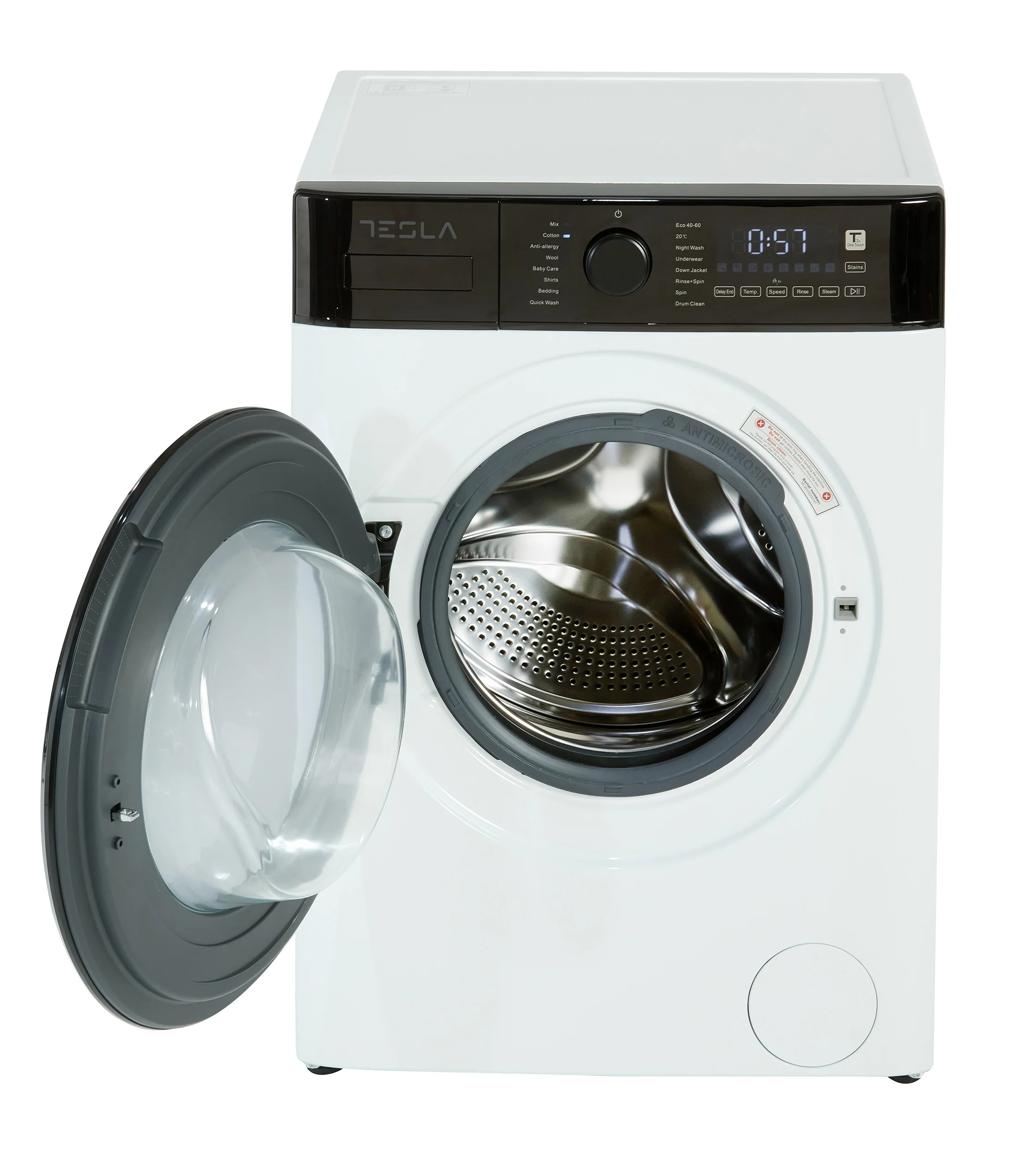 Tesla TWM101400W - White 10KG Washing Machine - 1400 RPM - A energy - Image 3