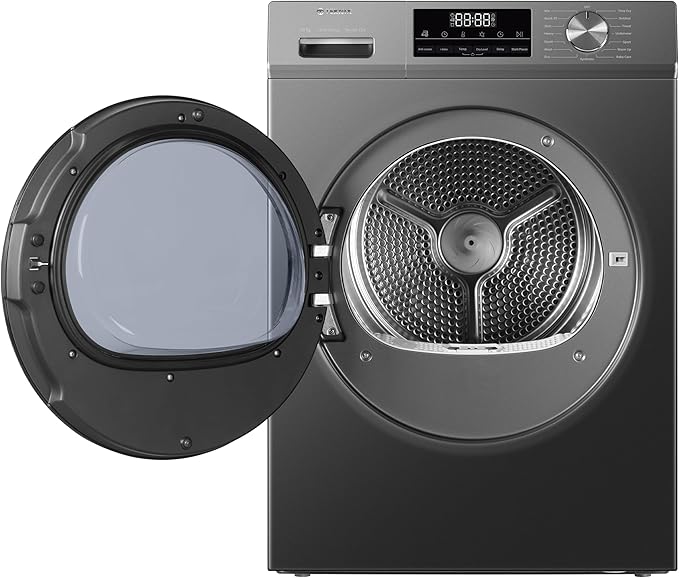 Teknix TK3HP10XS - Silver 10KG Heat Pump Tumble Dryer - E Energy Rating - Image 2