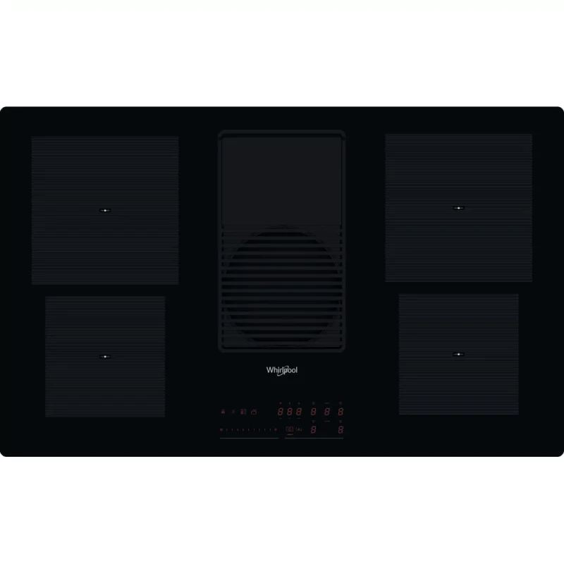 Whirlpool WVH 92 K F KIT/1 - Black 4 Zone Venting Hob - A energy
