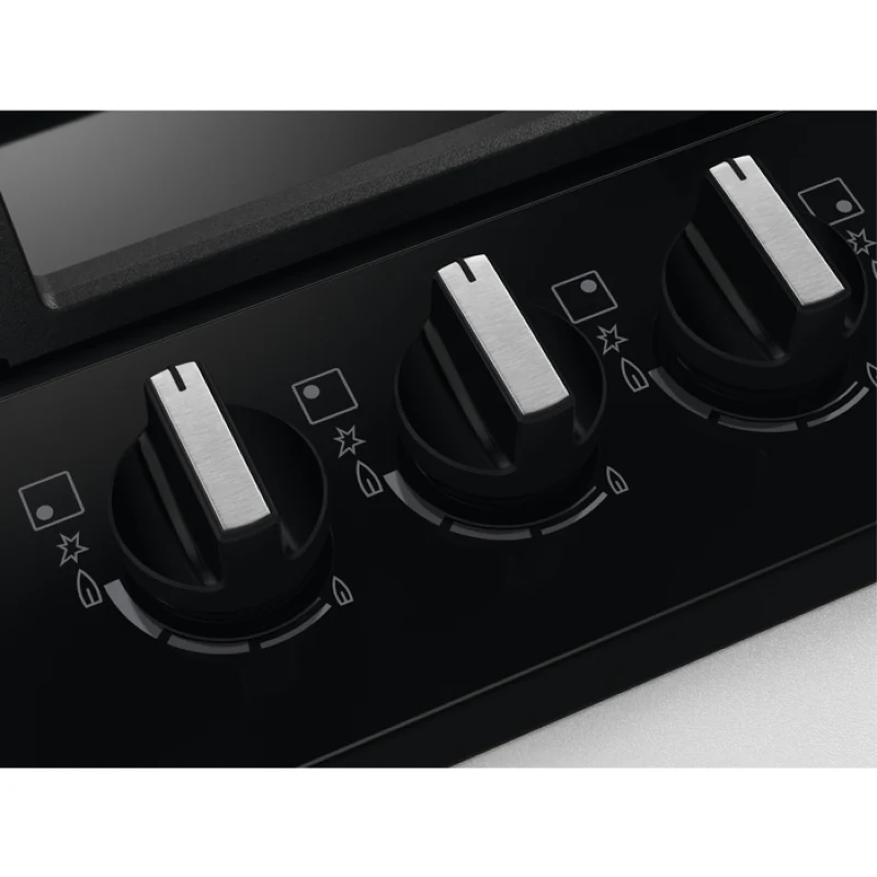 Zanussi ZGNN645K - Black 4 Zone Gas Hob - Image 2