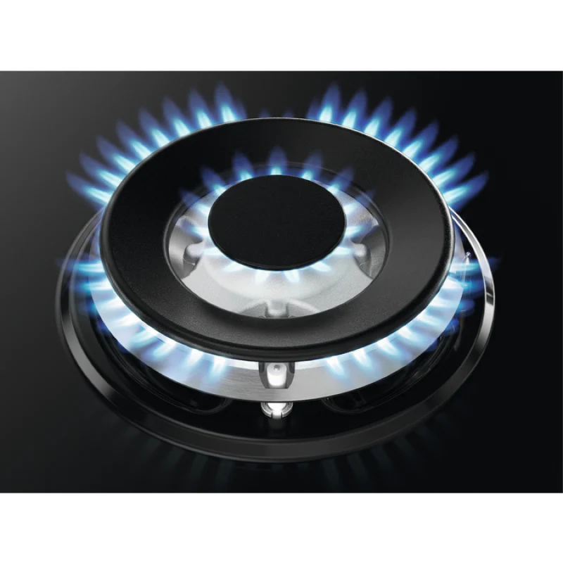 Zanussi ZGNN645K - Black 4 Zone Gas Hob - Image 4