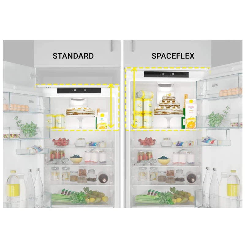 Zanussi ZNTN19ES1 - Integrated 70/30 Frost Free Fridge Freezer - E energy - Image 3
